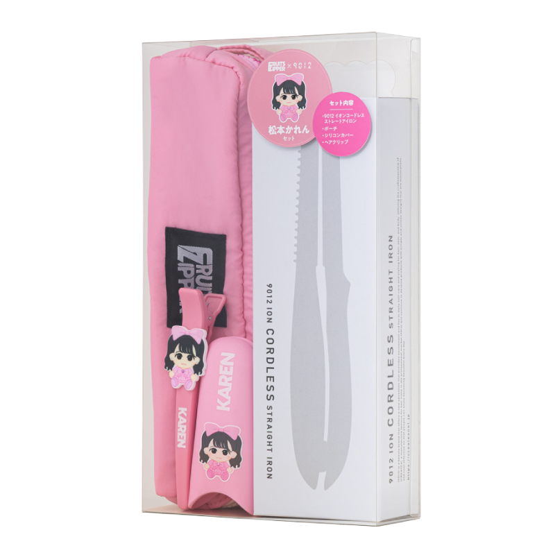 【FZコラボ限定セット】9012 イオンコードレス ストレートアイロン