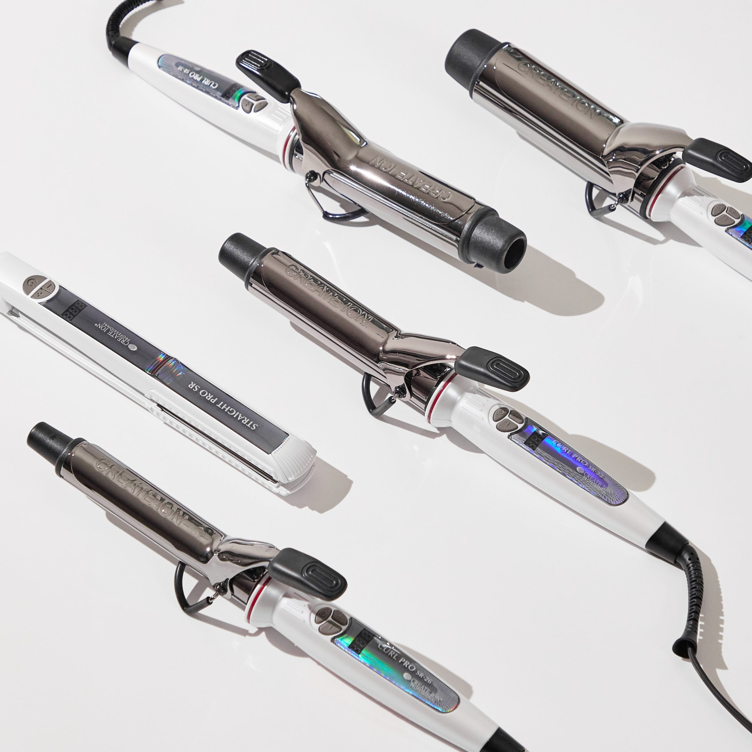 クレイツイオンカールプロ 38mm カールヘアアイロン シルバー クレイツ ヘアアイロン イオンカールプロ 直径 38mm 送料無料